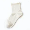 Женские носки 20 штук 10 пар хлопковые осени теплое твердое вязание долго для зимнего осеннего женского фестиваля.