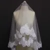 Hochzeits-Haarschmuck, glitzernde Pailletten, Spitze, Kapellen-Hochzeitsschleier, OHNE Kamm, 2 Meter langer Mantilla-Brautschleier, einlagig, weiß-elfenbeinfarbener Schleier-Kopfschmuck 230713