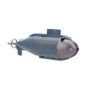 Elektrische/RC Boten R/C Mini Afstandsbediening Onderzeeër Radio Schip LED Knippert Speedboot Simulatie Model Speelgoed Gift True Army Maken Levensechte Wapen Set 230713