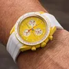 Uhrenarmbänder Silikon-Gummiband für Omega