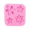 Moldes para cozimento Moldes para flores Sile Fondant Craft Cake Candy Chocolate Ice Pastry Tool Mod Soap Mold Decorator Drop Delivery Home Garden Dhxcu