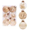 Décoration de fête 6 pièces/ensemble boules de noël ornements en plastique arbre de noël Adornos Navidad 2023 fournitures de fête boules en polystyrène