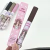 Mascara FLORTTE Anime Mascara Svart 3D Kladdsäker Curling Förlängning Ögonfransförlängning Vattentät Långvarig Silk Fiber Makeup Tool 230712