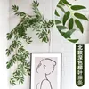 Decorative Flowers Artificial Eucalyptus Vine Hanging Willow Vines Home Wall Decor Greenery Leaves Plants Wedding Arch