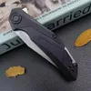 1Pcs KS1370 Assisted Flipper Zakmes 8Cr13Mov Stone Wash Drop Point Blade GRN Handvat EDC Zakmap Messen met doos