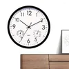 Wall Clocks Retro Clock 30CM Outside Waterproof Home Decoration Watch With Hygrometer Yard Rainproof