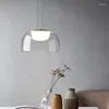 Hänglampor Led Art Ljuskrona Lampa Ljus Modern Klarglas Skärm Design Sovrum Sängbord Matsal Vardagsrum Heminredning