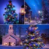 Strängar 20 m LED -sträng Lätt MIC Bluetooth -app fjärrkontroll USB SMART GARLANDLAMP FESTOON Outdoor Indoor Home Decor Party Christmas