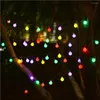 Strings 50 LED Solar Ball Lâmpadas String 8 Modos Luzes de Fada Cadeia Pátio Jardim Lâmpada de Decoração À Prova D' Água Ao Ar Livre