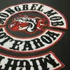 NYA KOMMER MONGREL MOB PATCHES MÄRKEN FÖR JACKA VÄST KLÄDER KLISTERMÄRKE JÄRN PÅ PATCH APPLIKATIONER SKOR CYKEL MOTORCYKEL MC PATCH AP269q