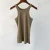 Women's Tanks Camis Jyate Nordic Style Casual Women Tops Organic Cotton Tank Thread Solid Slim Fashion Vest 2023 230713