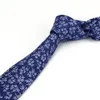 Brand New Men's Floral Neck Ties for Man Casual Cotton Slim Tie Skinny Wedding Business Cravates Design Hommes Cravates HU893182