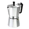 Macinacaffè manuale Pratico 50ml 1 tazza Moka Macchina per caffè italiano Espresso Alluminio Geyser Caffettiera Bollitore Latte Stove Classic Coffeeware 230712