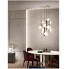 Hängslampor italienska moderna minimalistiska sänglampor designer ljus lyx rostfritt stål guld restaurang el dekoration ljuskrona