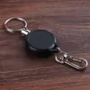 Multifunctional Retractable Keychain Zinc Alloy ABS Name Tag Card Holder Key Ring Chain Pull Clip Keyring Outdoor Survival Sport209z