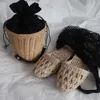 Chinelos Feitos à Mão Leve Rattan Tecido Minoria Estilo Étnico Homens Palha Verão Unissex Sapatos Casa Casal Chinelos Sandálias 230713