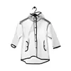 Leuke Transparante EVA Kids Regenjas Waterdichte Kinderen Regenjas Outdoor Regen et Winddichte Poncho Met Hoed School Regenkleding L230620