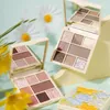 Eye Shadow Flower Fairy Oil-painting 9 Colors Eyeshadow Palette Matte Shimmer Eyes Makeup Smooth Eye Shadow Powder Shiny Highlights Contour 230712