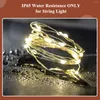 Corde pieghevoli String Light Pieghevole Decorazione Lampada DIY Fairy Home El Party Holiday Festival LED