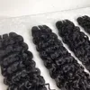 (3 buntar affär) 11a lyxiga jungfruliga hår Silk obearbetade mänskliga hårförlängningar peruanska indiska malaysiska kambodjanska brasilianska vattenvåg hårbuntar