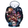 Moletons com capuz masculinos 2023 Kimetsu No Yaiba Demon Slayer Masculino Feminino Impresso 3D Casual Menino Menina Crianças Pulôver Anime Casacos 6XL 230711