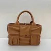 Aa Arco Sac De Luxe Classique Bottegac Fille Sacs Venetas Cuir Plissé Tissé Femme Haut De Gamme Diligent Fourre-Tout Polyvalent De Poche Une Épaule Bandoulière Qbz