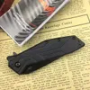 1Pcs KS1990 Coltello pieghevole Flipper assistito 8Cr13Mov Rivestimento in titanio nero Tanto Blade GRN Manico Coltelli tascabili tascabili EDC con scatola al minuto