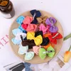 Baby Girls Handmade Solid Ribbon Bowknot Hair Clips Cute Bows Hairpin Barrettes Headwear Kids Hair Accessories