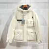 Hommes vers le bas manteau mode 23AW hommes Parkas chaud veste à glissière classique coupe-vent classique vêtements d'extérieur surdimensionnés manteaux