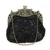 Evening Bags 2023 Vintage Beaded Bag Embroidered Diamond Sequined Clutch Hand Bride 230712