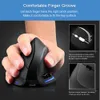 Mice Lefon Vertical Wireless Mouse Game Rechargeable Ergonomic RGB Optical USB For Windows Mac 2400 DPI 2 4G PUBG LOL 230712