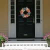 Decorative Flowers Blue Pink Hydrangea Flower Festival Atmosphere Simulation Wreath Window Door Stair Christmas And Garland Set Outdoor