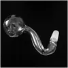 Smoking Pipes Qbsomk 10Mm 14Mm 18Mm Male Female Clear Thick Pyrex Glass Oil Burner Water For Rigs Bongs Big Bowls Drop Delivery Home Dhsel