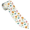 Noeuds Papillon Colorés Animaux De La Jungle Cravate Pour Hommes Femmes Cravate Vêtements Accessoires