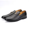 Men's Woven Leather Casual Shoes Men Trendy Party Wedding Loafers Moccasins Mens Light Comfortable Driving Flats EU Sizes 37-48