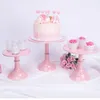 Dishes Plates Cake Stand Home Party Dessert Table Display Rack Tray Cold Meal Tea Break Afternoon Center Metal p230712