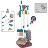 Verktyg Workshop Kids Cleaning Set Child Housekeeping Supplies Cleaning Toys Gift för småbarn Inkluderar Broom Mop Duster Dustpan Brushes Rag 230713