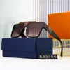 Brand Designer Sunglass 33006 High Quality Metal Hinge Sunglasses Men Glasses Women Sun glass UV400 lens Unisex with cases and box