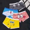 Mutande Lovely Cartoon Print Uomo Boxer Homme Fashion Cotton Underwear Uomo Mutande comode Mutandine maschili traspiranti morbide Taglie forti J230713