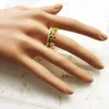 Wedding Rings Ring Golden Royal Power Crown in Vintage Gift for Women Men Brand Victorian Age Fine Jewelry 230713