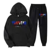 Felpe con cappuccio da uomo Felpe Tuta Trapstar Marchio stampato Abbigliamento sportivo Magliette da uomo 16 colori caldi Due pezzi Set Felpa con cappuccio allentata Pantaloni da jogging x0713