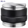 Tampers MLIA 515358mm Koffieverdeler Sabotage Dual Head Coffee Leveler Past instelbare diepte- Professionele Espresso Hand Tampers 230712