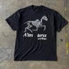 Kadın T-Shirt Yaz Vintage Büyük Boy Sokak Mektupları Kısa Kollu Giyim Y2K Punk Erkekler T-Shirt Mahsul Top Harajuku 230713