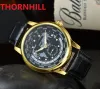 Topkwaliteit Herenhorloge Full Function Stopwatch Mode Casual klok Man digitaal nummer ontwerper Luxe quartz uurwerk Horloges Mo