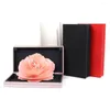 Envoltura de regalo 3D Up Rose Ring Box Boda Compromiso Día de San Valentín Joyas Cajas de presentación Regalos