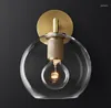 Vägglampastolpe Modern Line Minimalism Nordisk Glaskula Led Sconce Ljusarmaturer Badrum Sängbordsspegel Lampor Loftdekor