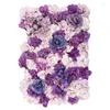 Dekorative Blumen Simulierte Hortensien-Blumen-Wand-Hintergrund-Hochzeits-Dekorations-Reihen-Studio