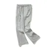 Мужские брюки Высококачественные прямые повседневные брюки хлопок расклешенные спортивные штаны для мужчин и женщин 230712