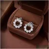 Stud Fashion Designer Marque Boucle D'oreille Pour Femme Lettre Vivian Diamant Perle Or Hoop Boucle D'oreille Westwood Femmes Tendance Boucles D'oreilles 78 Drop Del Dhpfu