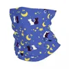 Bandanas Japanese Anime Shojo Sailor Winter Headband Neck Warmer Women Men Hiking Hunting Tube Scarf Moon Kitties Face Bandana Gaiter